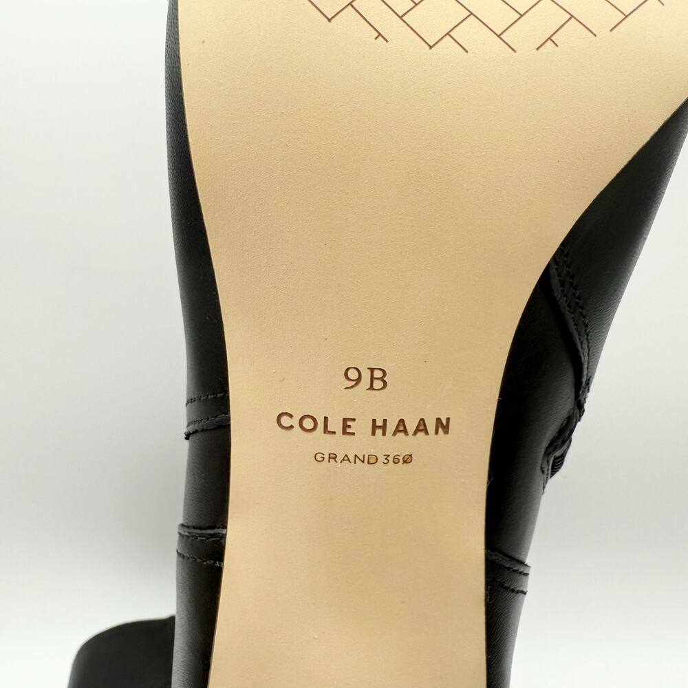 Cole Haan Womens Glendale Jodhpur Heel Ankle Booties US 9 B Black Leather NIB - Picture 13 of 13